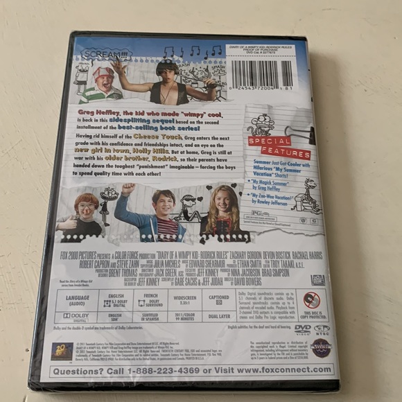 Diary of a wimpy kid Rodrick rules movie (Brand new) - Picture 2 of 2